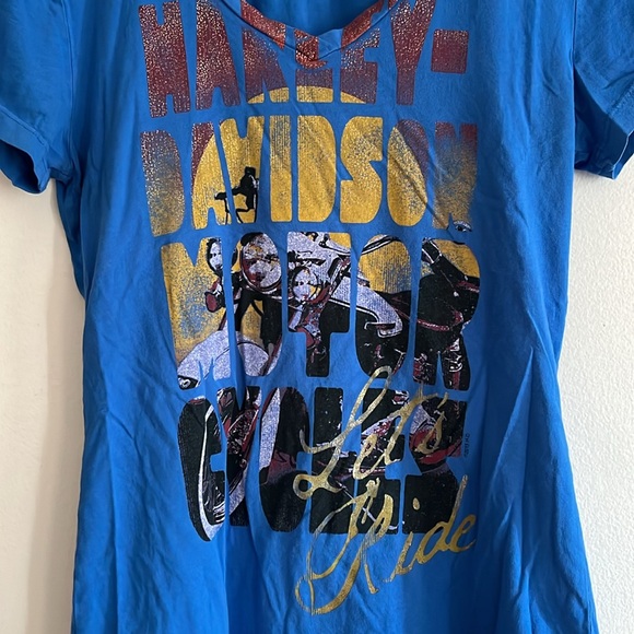 Harley Davidson Shirt / 2013 / Medium / Florida / Lets Ride - Picture 3 of 7